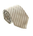 Emporio Armani Khaki white Stripe Silk Tie – 3in