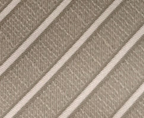 Emporio Armani Khaki white Stripe Silk Tie – 3in