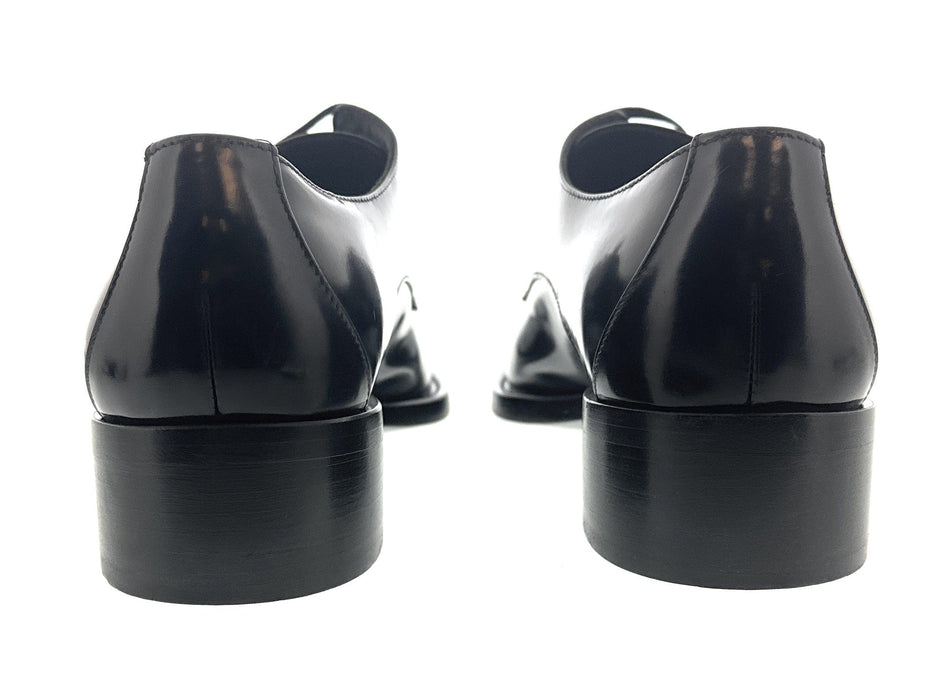 Dolce & Gabbana Black Sleek Leather Dress Shoe-EU40