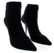 Dolce & Gabbana Black Knit Sock Boots – Pointed Toe Stiletto Ankle Heels-39