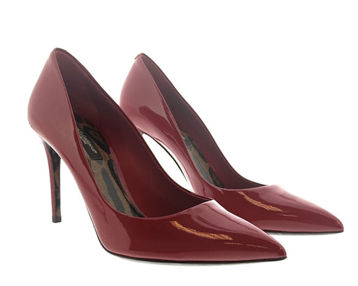 Dolce & Gabbana Red Patent Leather Classic Pumps-EU36.5