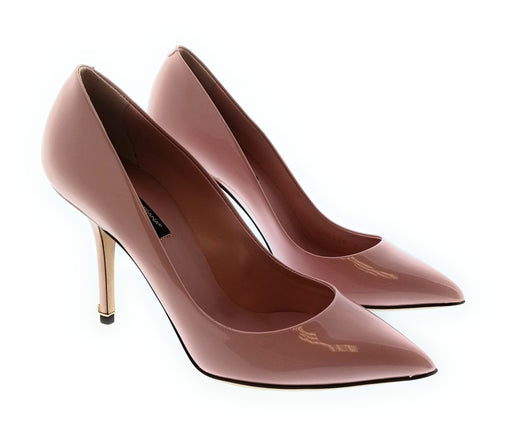 Dolce & Gabbana Pink Leather Classic Pumps -EU37