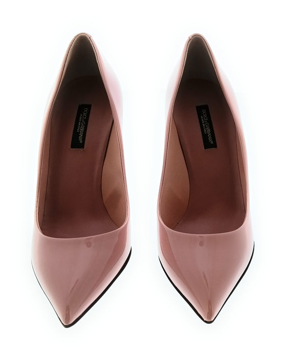 Dolce & Gabbana Pink Leather Classic Pumps -EU37