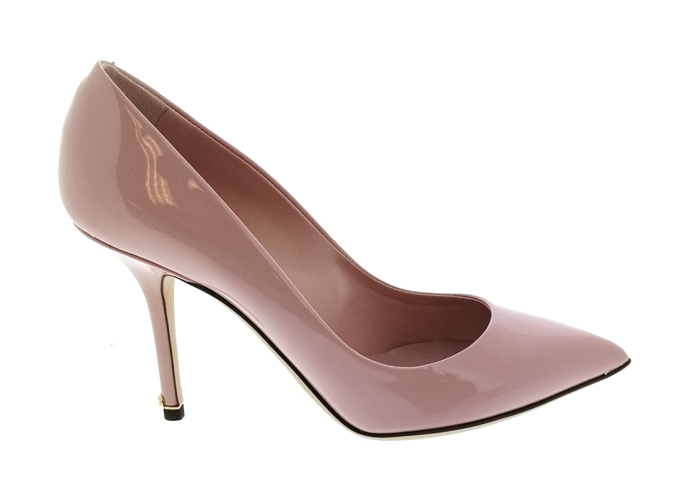 Dolce & Gabbana Pink Leather Classic Pumps -EU37