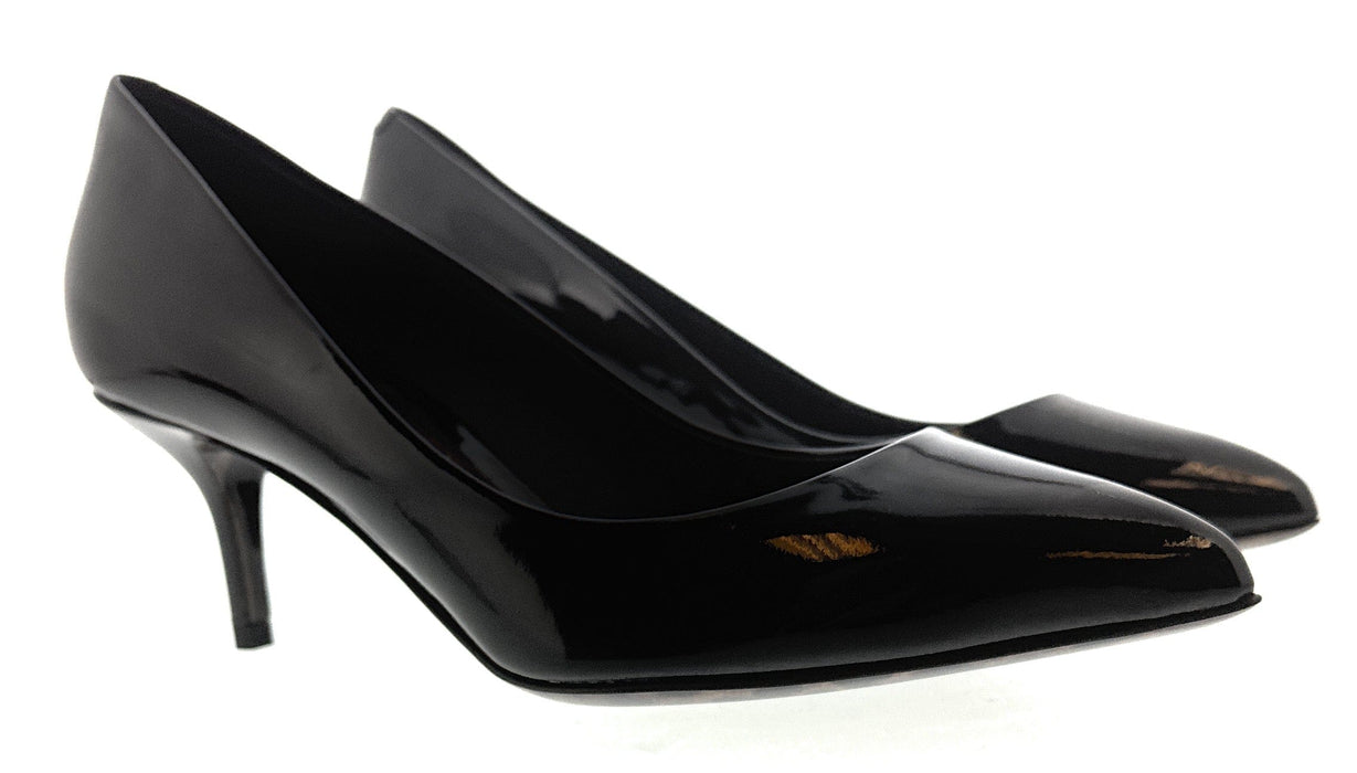 Dolce & Gabbana Black Classic Kitten Heel Pumps-EU36.5