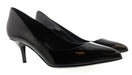 Dolce & Gabbana Black Classic Kitten Heel Pumps-EU36.5