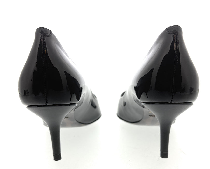 Dolce & Gabbana Black Classic Kitten Heel Pumps-EU36.5