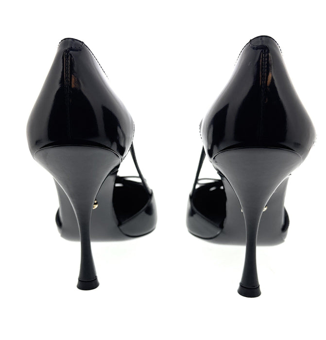 Dolce & Gabbana Black Classic Bow Pumps-EU36.5