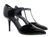 Dolce & Gabbana Black Classic T-Strap Pumps-EU36