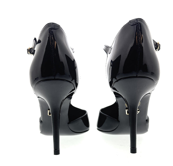 Dolce & Gabbana Black Classic T-Strap Pumps-EU36