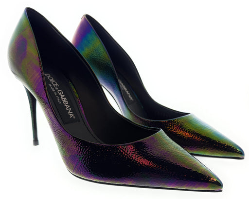 Dolce & Gabbana Multicolor Irridiscent Classic Pumps-EU37.5