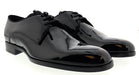 Dolce & Gabbana Men's Black Patent Leather Formal Oxford Dress Shoes-EU40