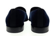 Dolce & Gabbana Navy Velvet Loafers with Leather Sole – Luxury Formal Footwear
-EU41