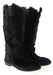 Dolce & Gabbana Black Furry Mens Winter Pull On Boots-41