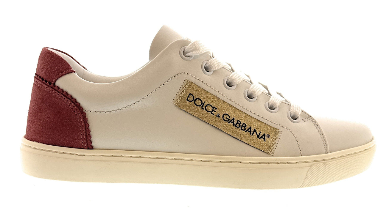 Dolce & Gabbana White Classic Mens Court Sneakers-35