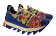 Dolce & Gabbana multicolor Tile Print Slip On Womens Sneakers-36