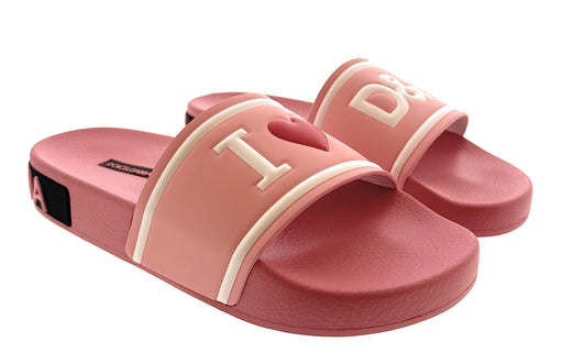 Dolce & Gabbana Pink Bubblegum Signature Pool Slide-36