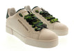 Dolce & Gabbana white Signature Embellished Lace Up Sneakers-35