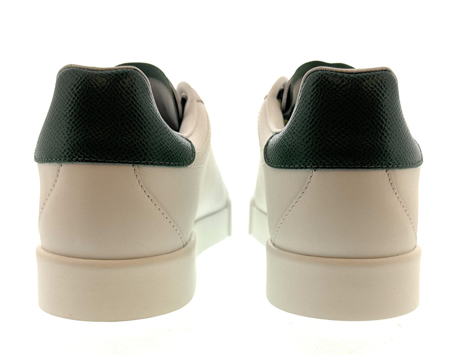 Dolce & Gabbana white Signature Embellished Lace Up Sneakers-35