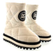 Dolce & Gabbana white Quilted Signature Winter Boots-35