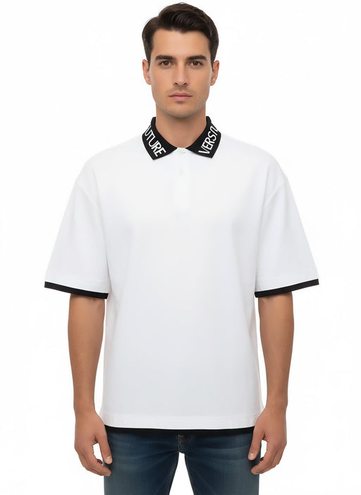 Versace Jeans Couture White Polo Shirt – Luxe Details, Timeless Fit