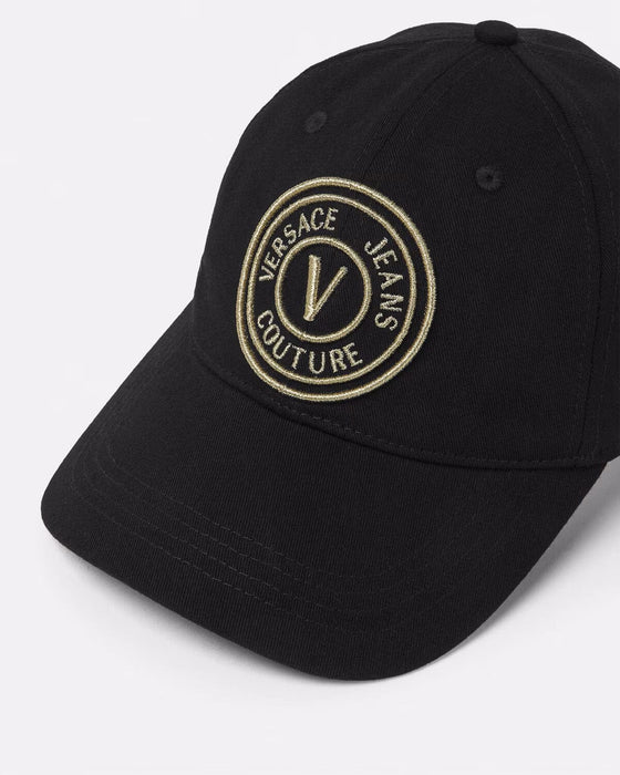 Versace Jeans Couture Black/Gold Classic Medallion Baseball Cap