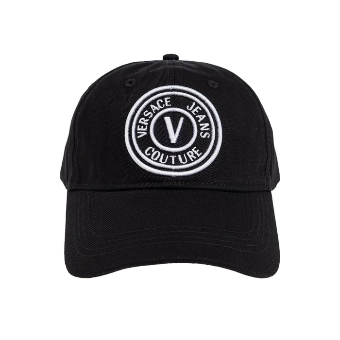 Versace Jeans Couture Black/White Classic Medallion Baseball Cap