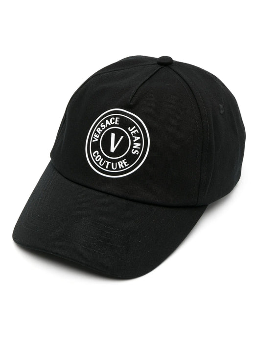 Versace Jeans Couture Black/White Classic Medallion Baseball Cap