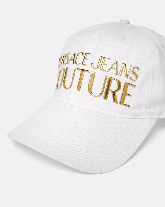 Versace Jeans Couture White/Gold Bold Signature Baseball Cap