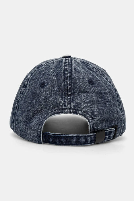 Versace Jeans Couture Denim Distressed Denim Subtle Logo Baseball Cap
