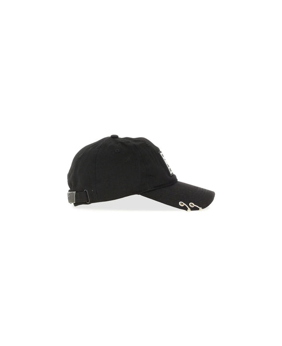 Versace Jeans Couture Black Classic LabeL Patch Baseball Cap