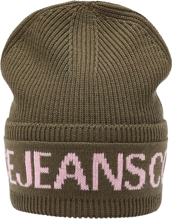 Versace Jeans Couture Olive/ Quartz Classic Knitted Signature Beanie