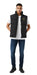 Versace Jeans Couture Baroque Black/Silver Puffer Reversible Mens Vest-