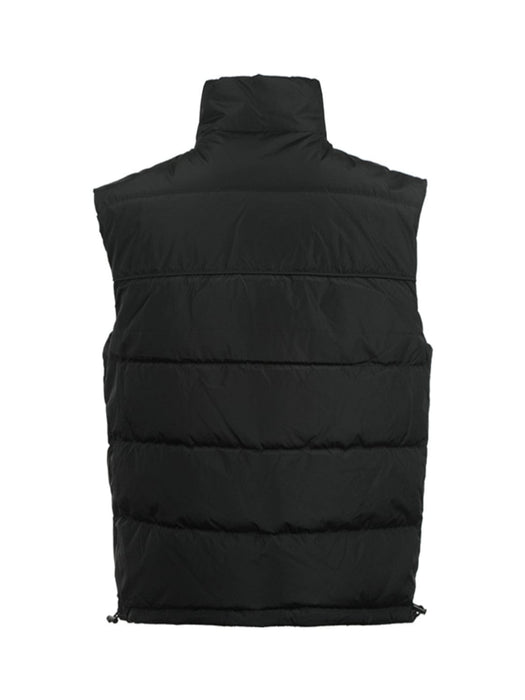 Versace Jeans Couture Baroque Black/Silver Puffer Reversible Mens Vest-