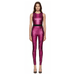 Versace Jeans Couture Fushcia Lizard Print High-Waist Leggings  - S