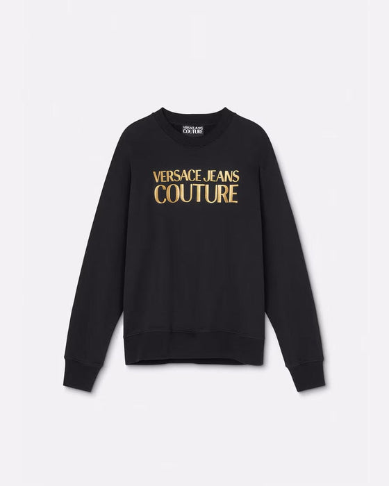 Versace Jeans Couture Black/Gold Cotton Mens Signature Sweatshirt