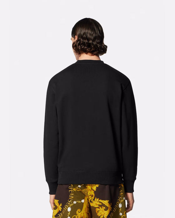 Versace Jeans Couture Black/Gold Cotton Mens Signature Sweatshirt