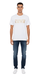 Versace Jeans Couture White/Gold Mens Signature Foil Print  T-Shirt