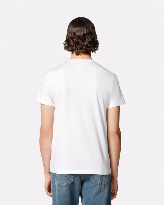 Versace Jeans Couture White/Gold Mens Signature Foil Print  T-Shirt