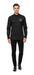 Versace Jeans Couture Black 100% Cotton V-Logo Classic Mens Shirt-48