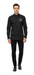 Versace Jeans Couture Black 100% Cotton V-Logo Classic Mens Shirt-46