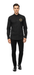 Versace Jeans Couture Black 100% Cotton V-Logo Classic Mens Shirt-48