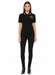 Versace Jeans Couture Black/Gold Embroidered Medallion Womens Polo Shirt-