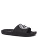 Versace Jeans Couture Mens Black Logo-Motif Slide Sandals-EU45