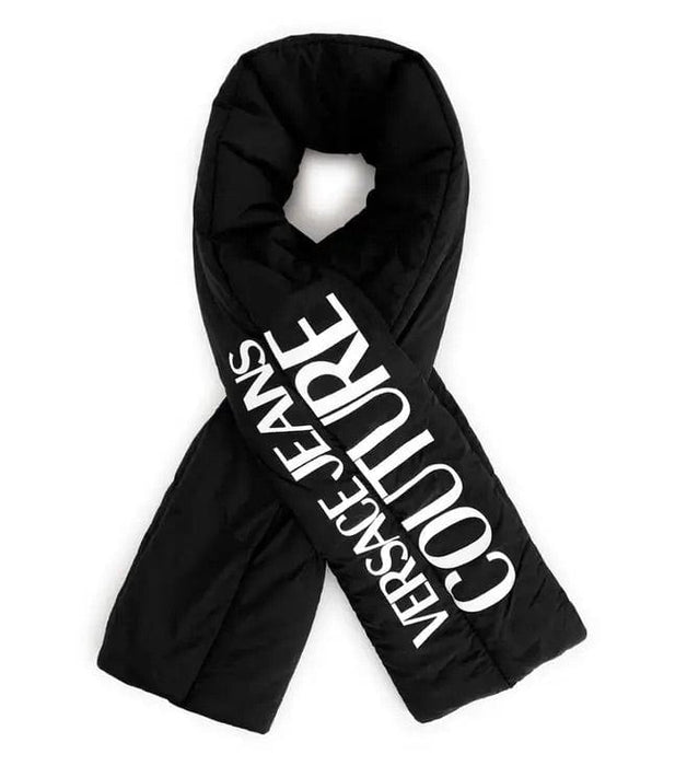 Versace Jeans Couture Signature Black Puffer Mens Shrug Shawl