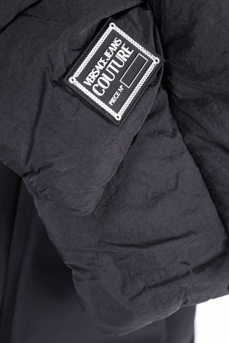 Versace Jeans Couture Signature Black Puffer Mens Scarf