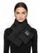 Versace Jeans Couture Signature Black Puffer Womens Scarf