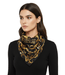 Versace Jeans Couture Black/Gold Silk Print Square Scarf