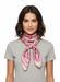 Versace Jeans Couture Silk Scarf with Baroque Print – Rose
