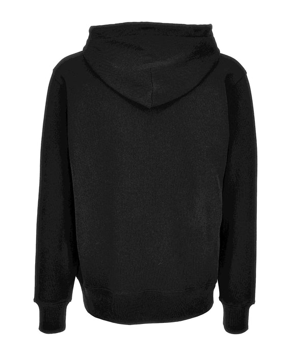 Versace Jeans Couture Black Cotton Mens Signature Hoodie